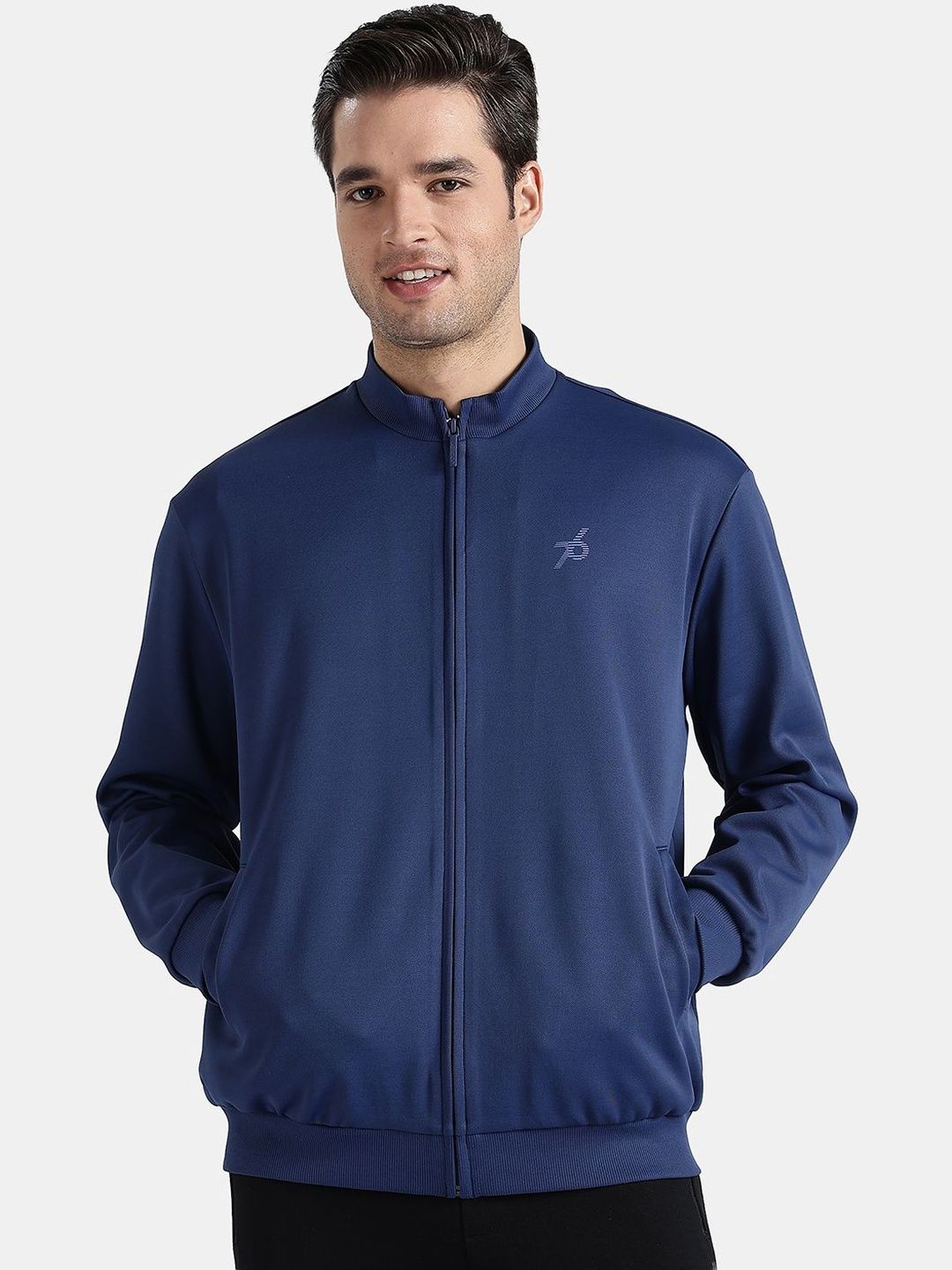 Jockey Microfiber Fabric Jacket With Convenient Pockets And StayFresh Treatment - AM83