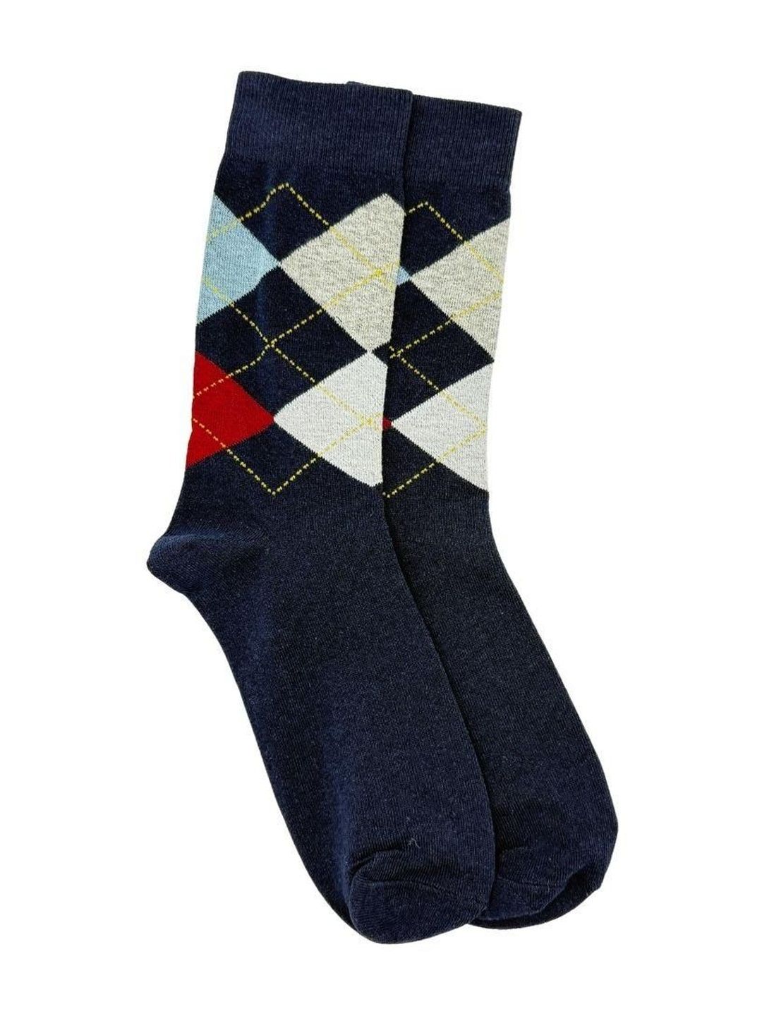 The Tie Hub Cotton Patterned Above Ankle Length Socks