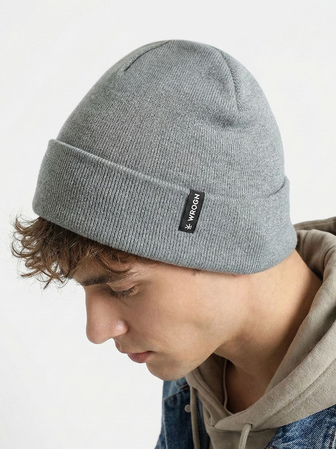 WROGN Unisex Solid Beanie