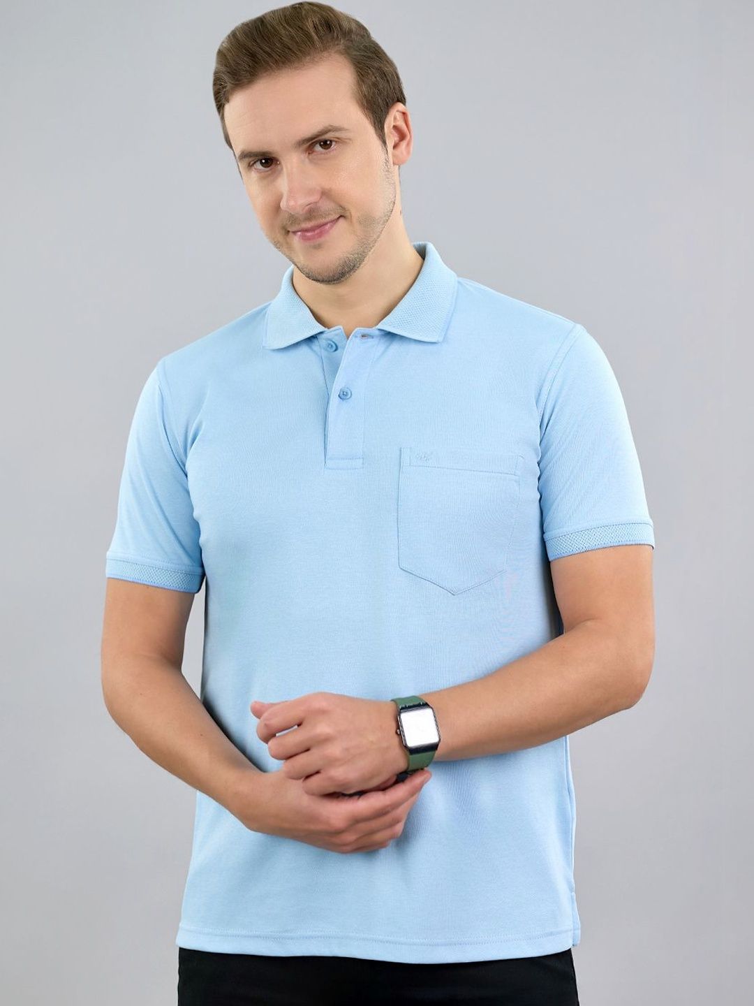 Monte Carlo Men Polo Collar T-shirt