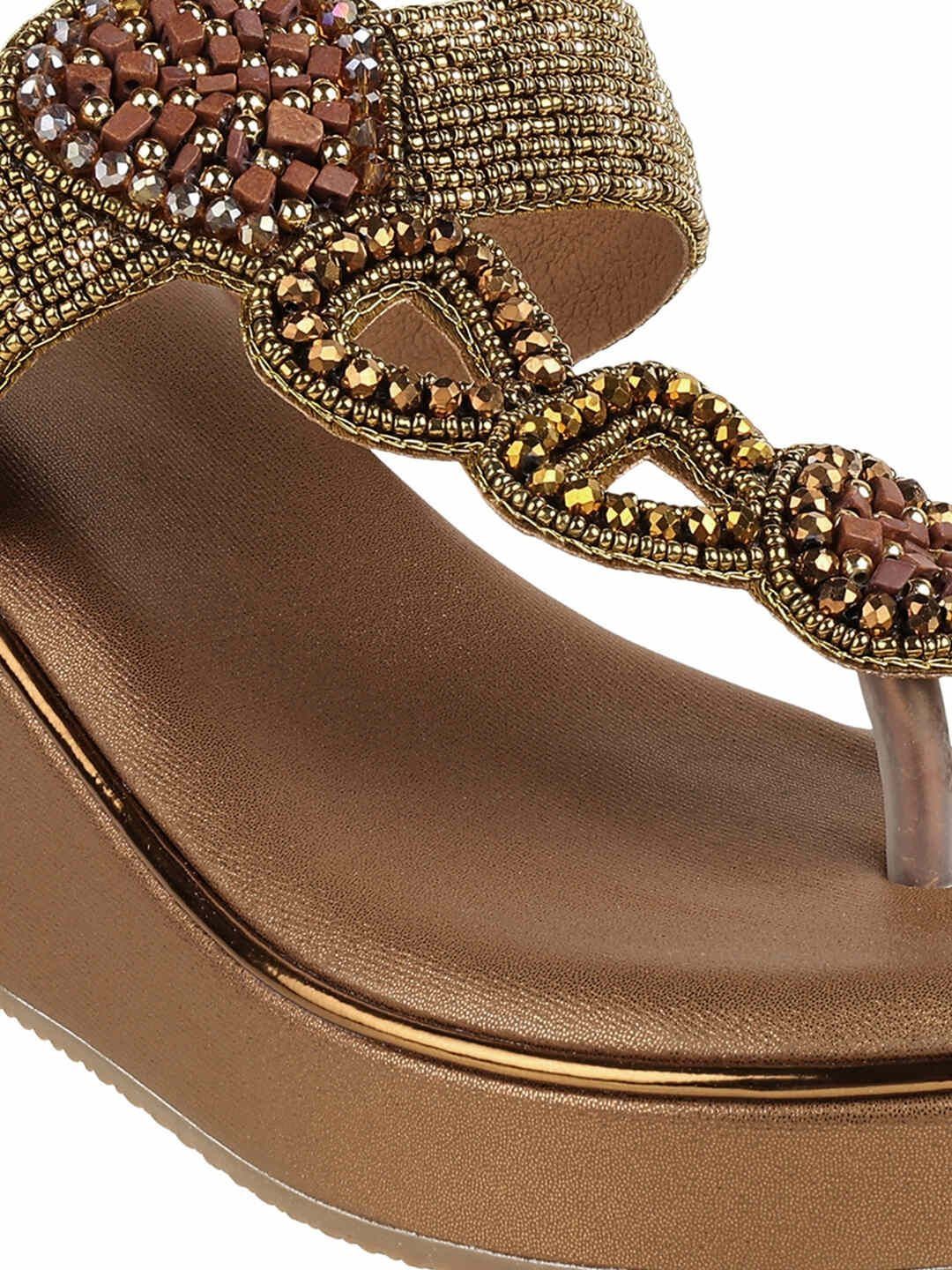 WALKWAY by Metro Embellished Party Wedge Sandals