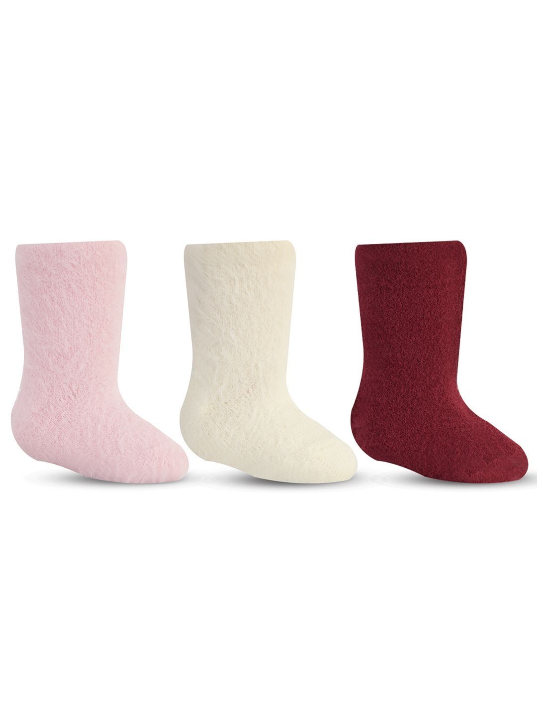 Bonjour Kids Pack of 3 Cotton Ankle Length Socks