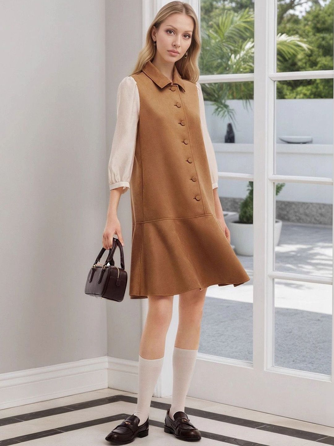 Forever 21 Brown Dress - Buy Forever 21 Brown Dress online in India