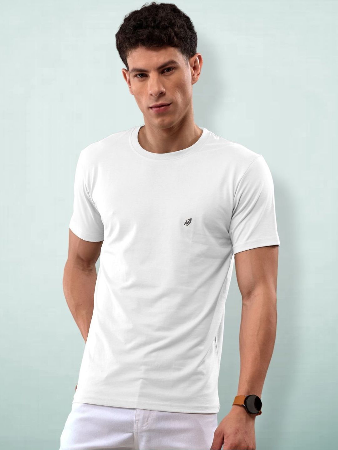 LUX NITRO Men Cotton Round Neck Short Sleeves Lounge T-Shirt