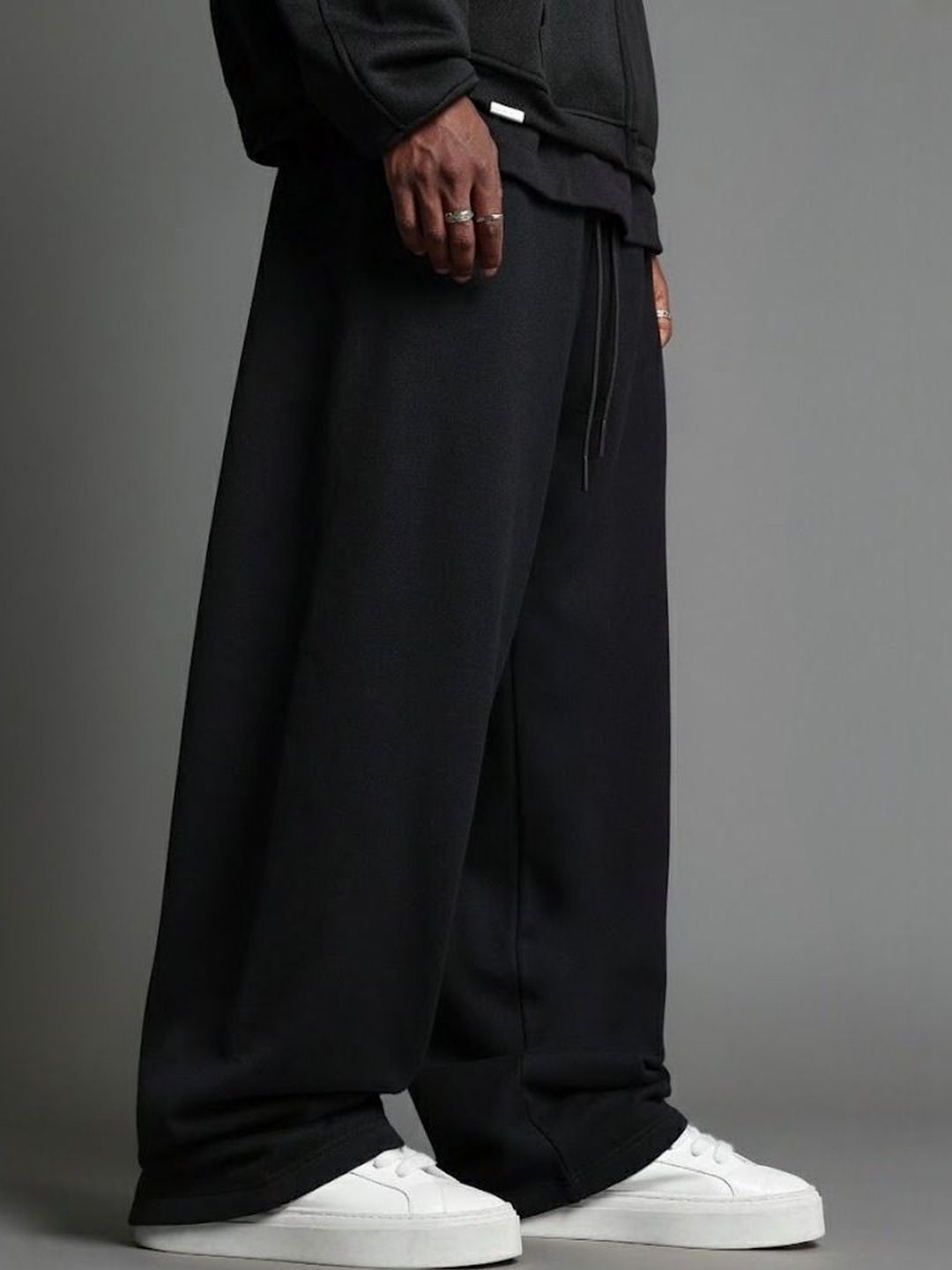 dockstreet Men Pure Cotton Relaxed Fit Track Pants
