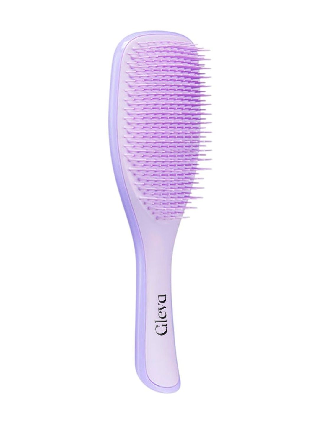 Gleva Detangler Hair Brush Scalp Massager for Thick Curly & Straight Hair - Purple