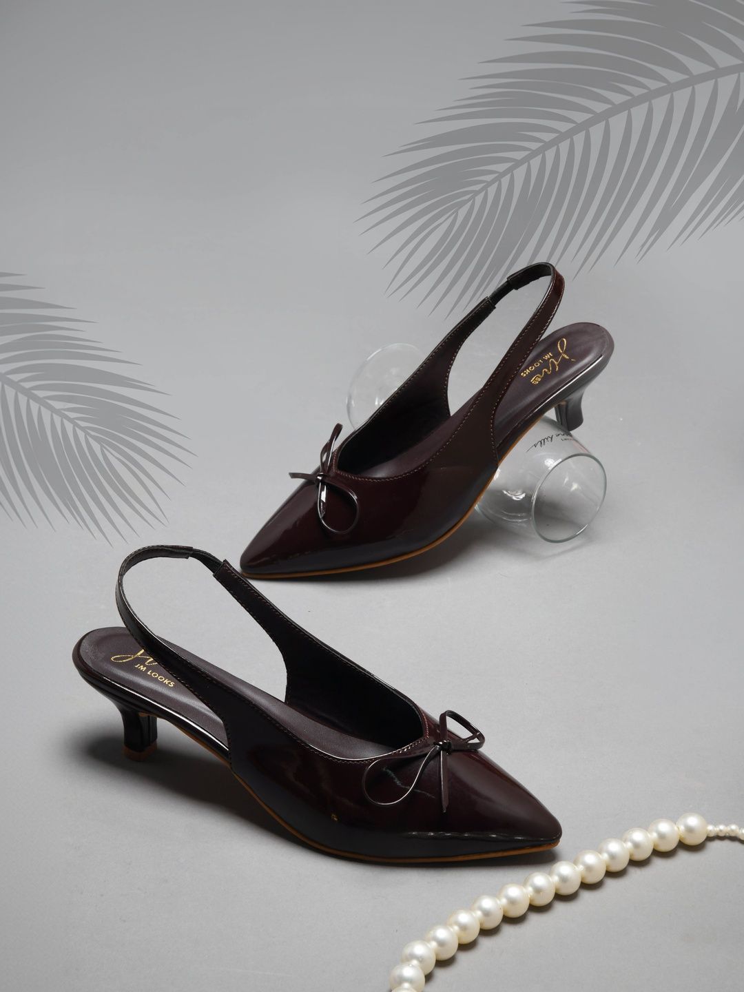 JM Looks Party Kitten Pumps with Bows