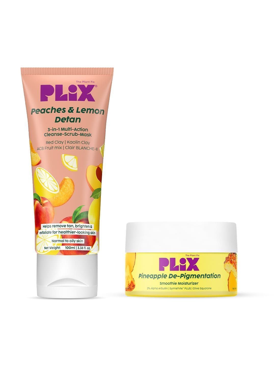 Buy PLIX THE PLANT FIX Set Of 3 Pineapple Moisturizer, Dewy