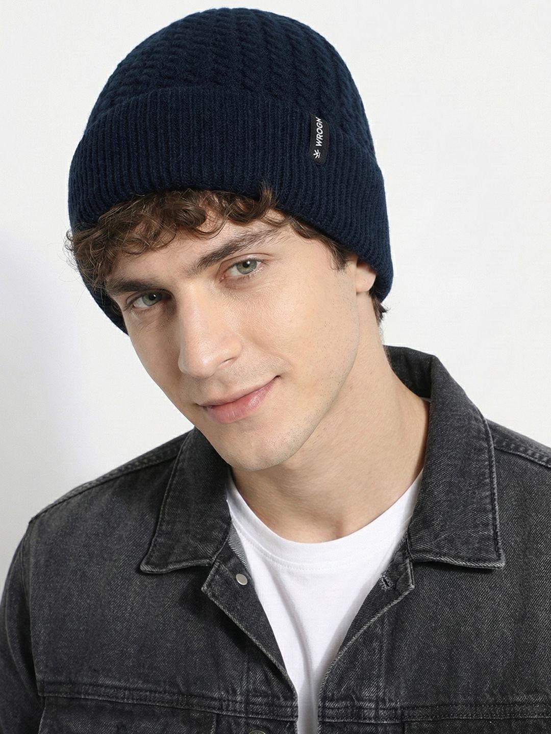 WROGN Unisex Textured Woollen Beanie