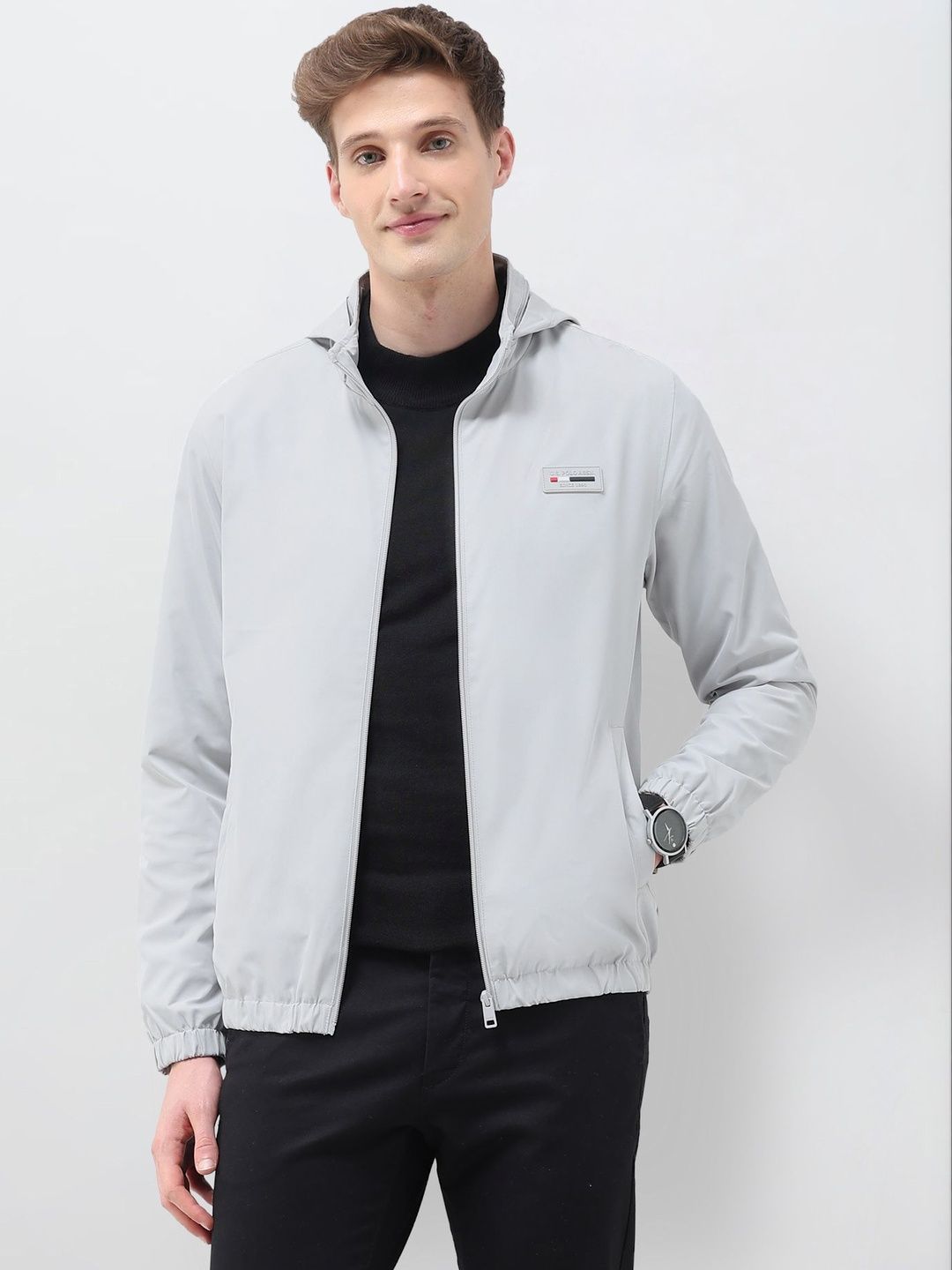 U.S. Polo Assn. Men Brand Logo Lightweight Sporty Jacket