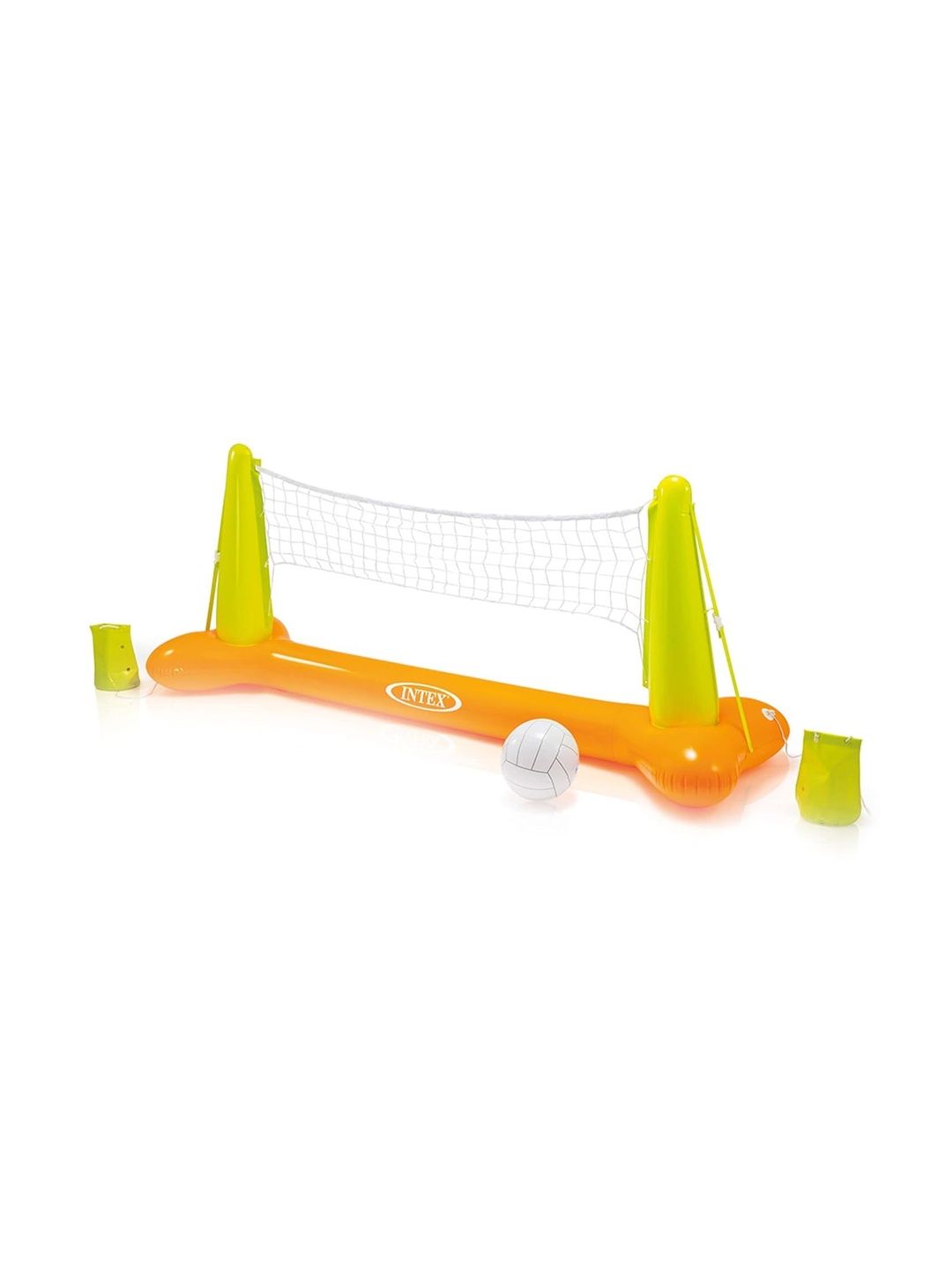 Intex Orange-Coloured & Yellow Inflatable Pool Volleyball Net