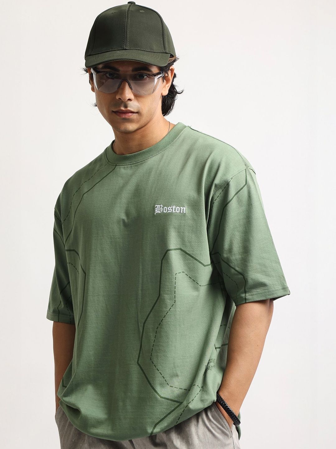 Maniac Men Typography Printed T-shirt