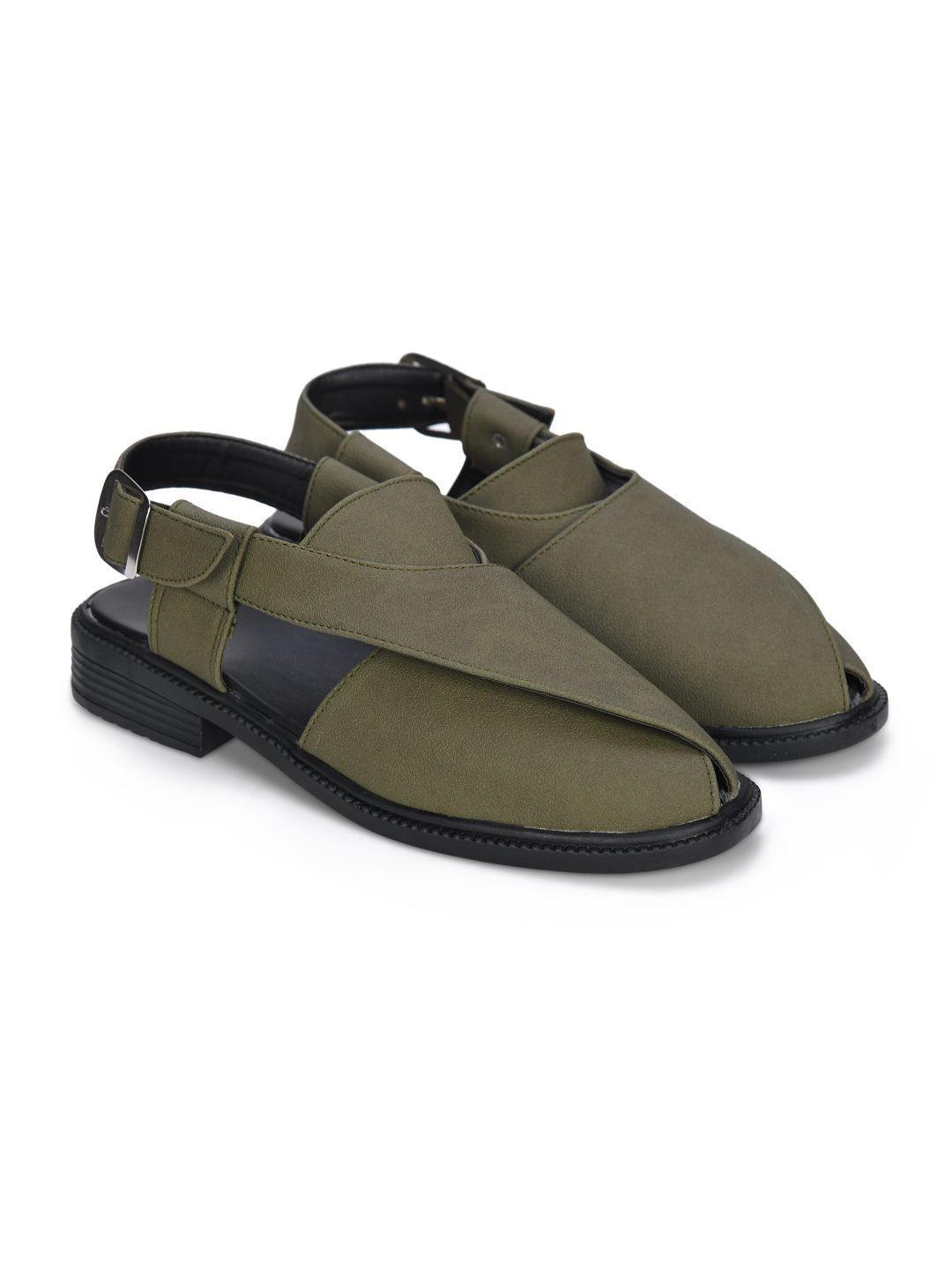 STEPSOFT Men Gladiator Sandals with Stylish Straps & Cushioned Comfort