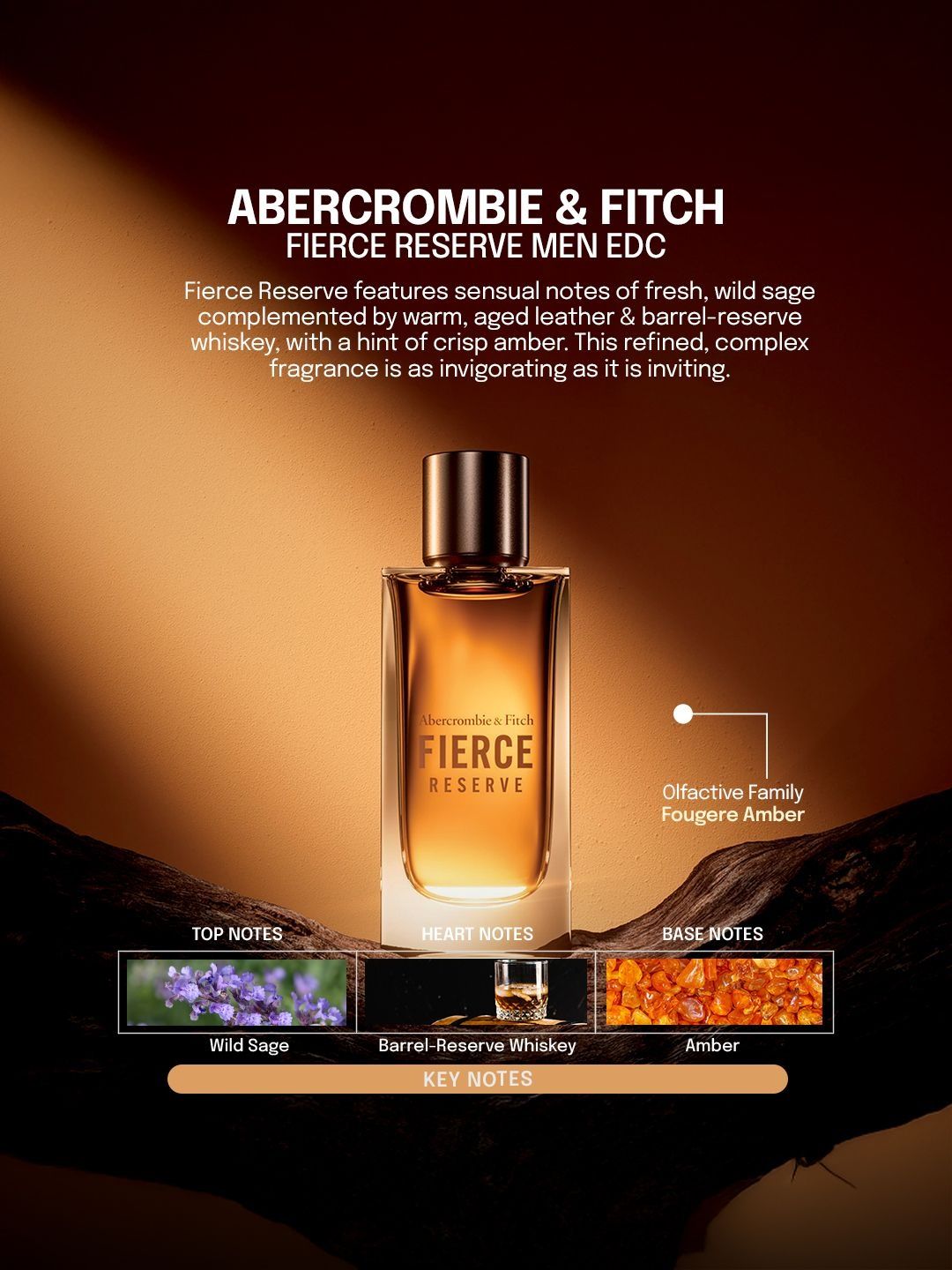 Buy ABERCROMBIE & FITCH Men Fierce Reserve Long Lasting Eau de