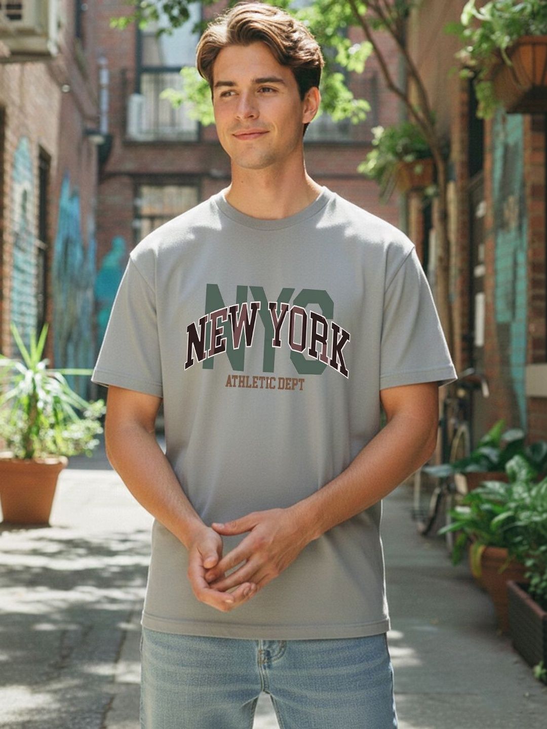 Moda Rapido Men Typography Printed T-shirt