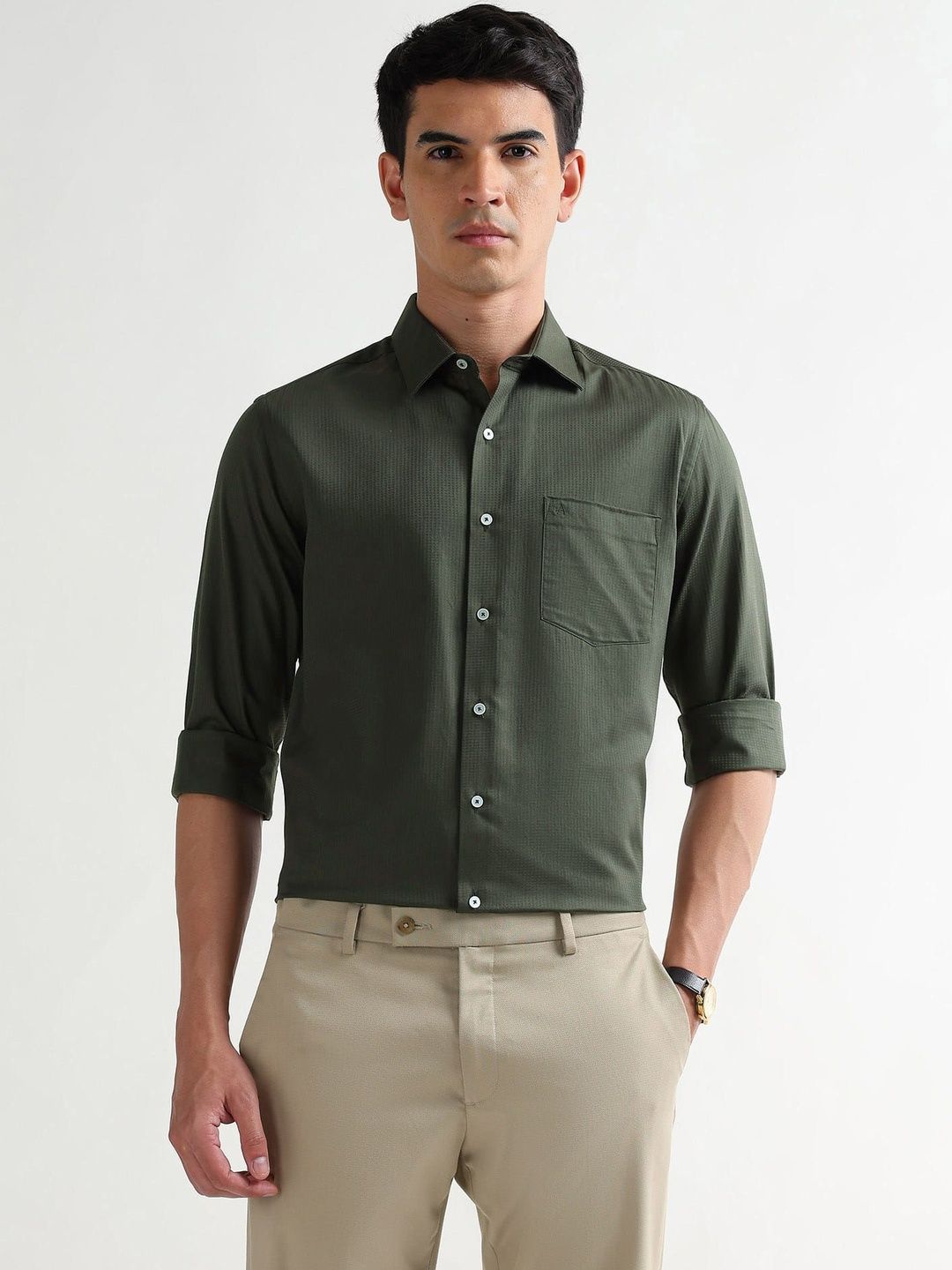 Arrow Men Slim Fit Casual Shirt