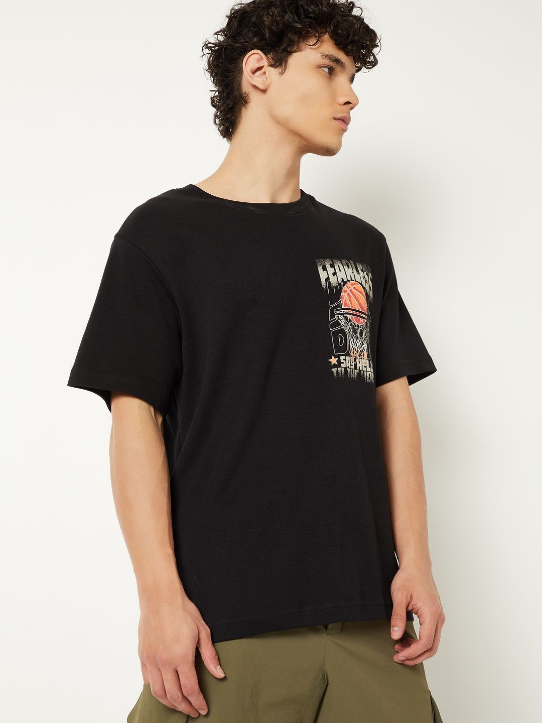 max Men Printed T-shirt