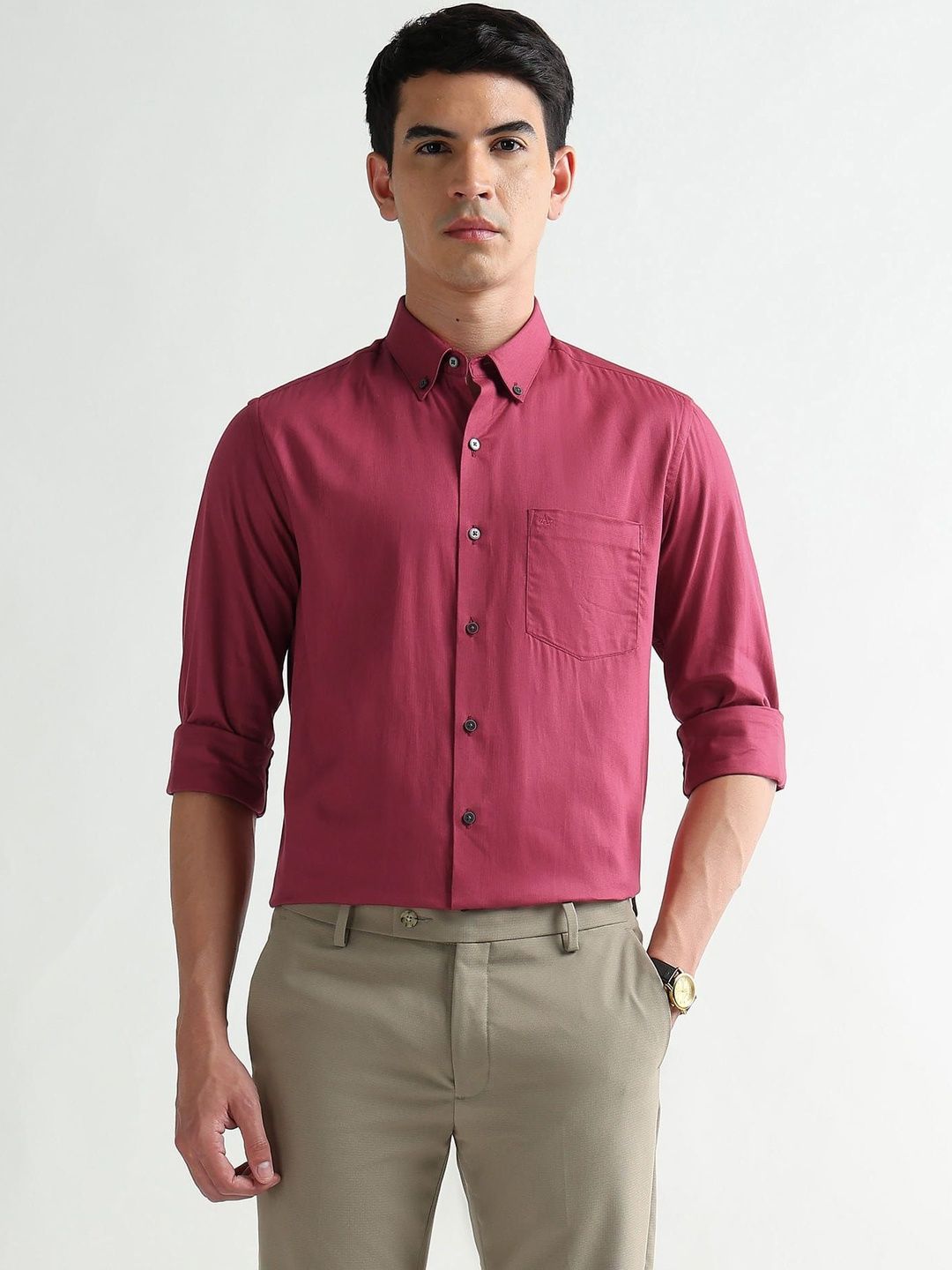 Arrow Men Slim Fit Casual Shirt