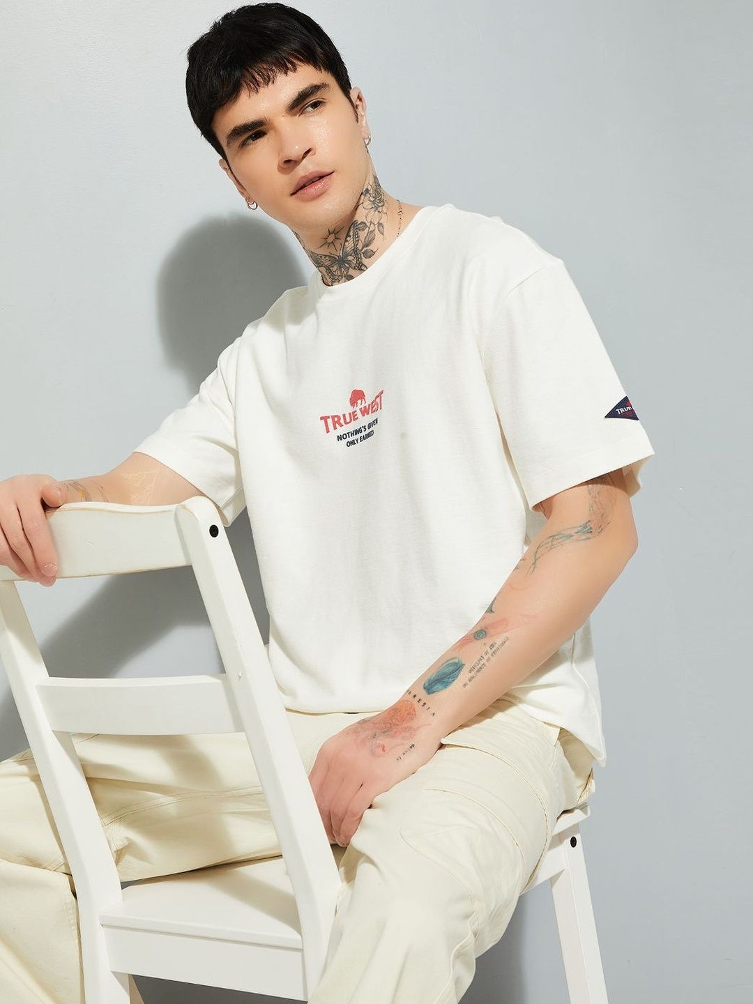 max Men Typography Printed T-shirt