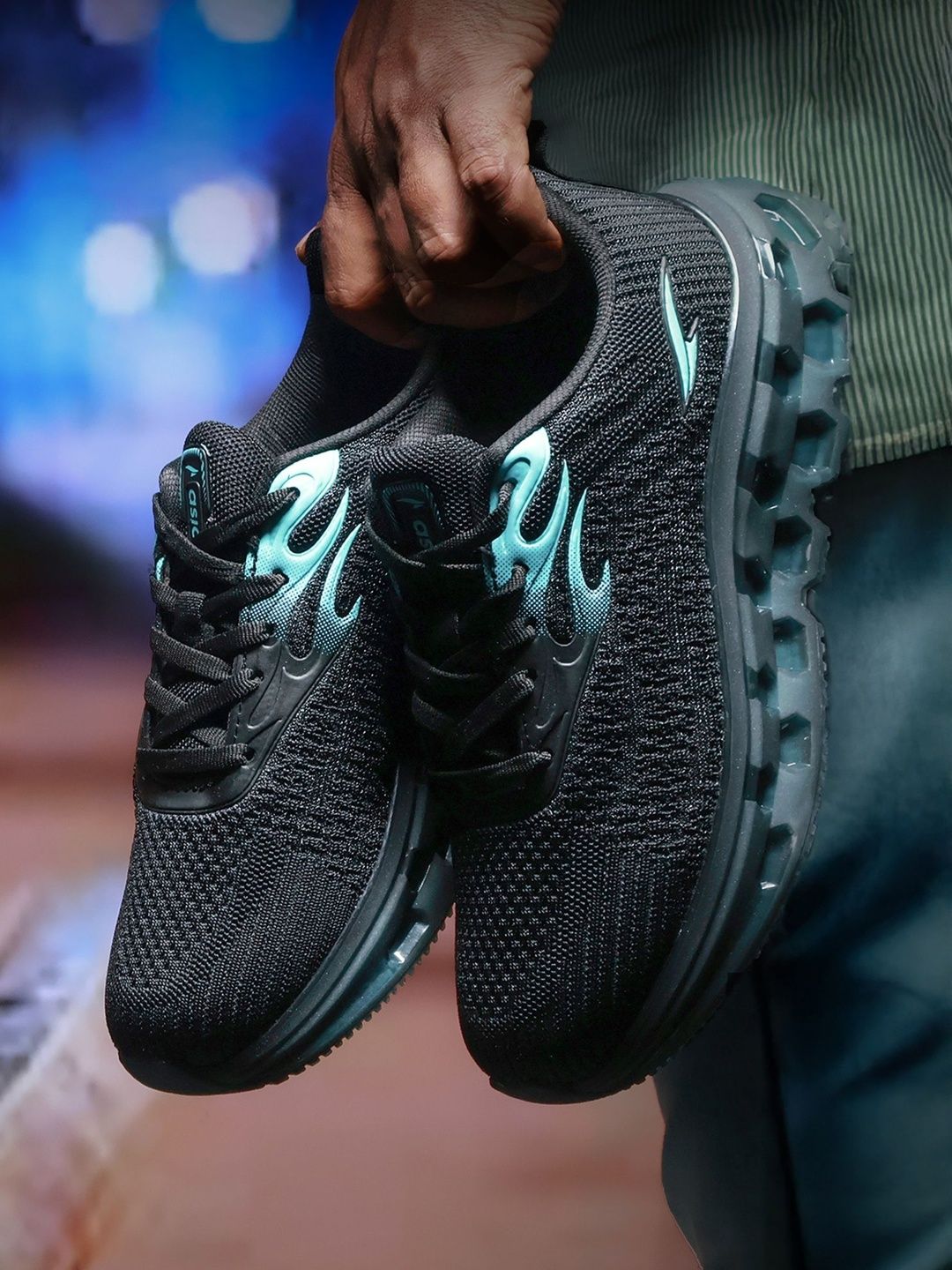 ASIAN Men Mesh Running Non-Marking Shoes