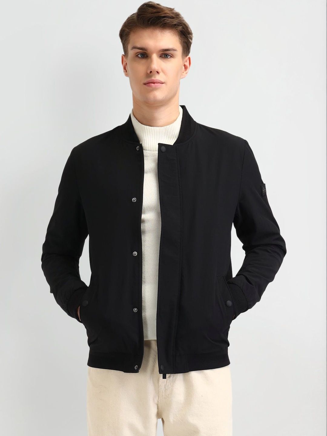 Arrow 1851 Solid Regular fit Wind Cheater