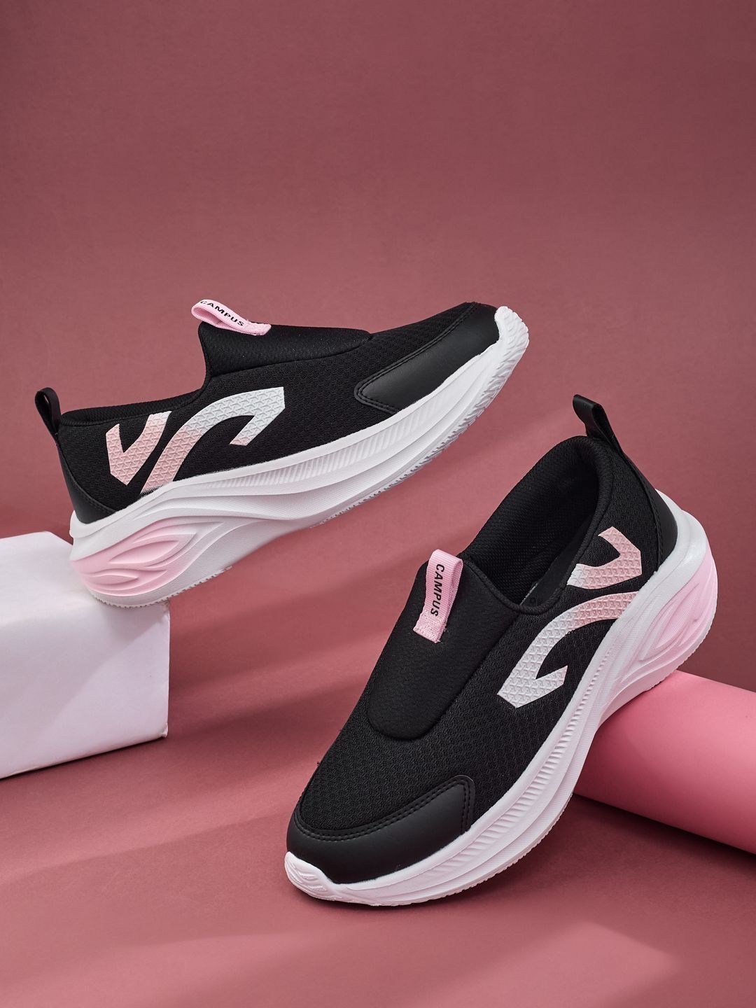 Campus GISEL Women Mesh Walking Non-Marking Shoes