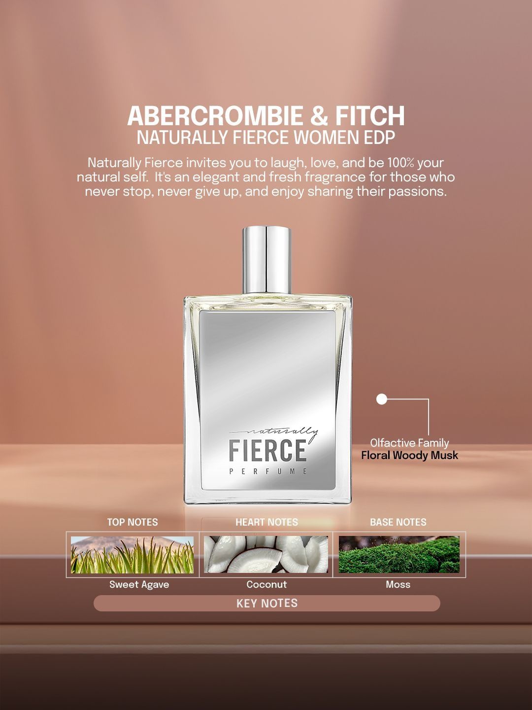 Buy ABERCROMBIE & FITCH Women Naturally Fierce Long Lasting Eau de