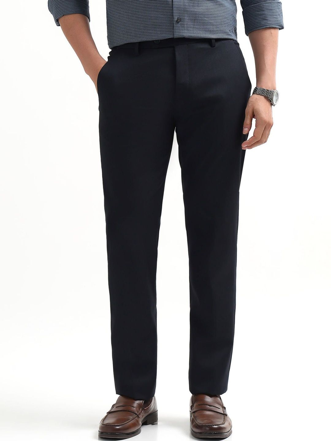 Arrow Men Tapered Fit Trousers