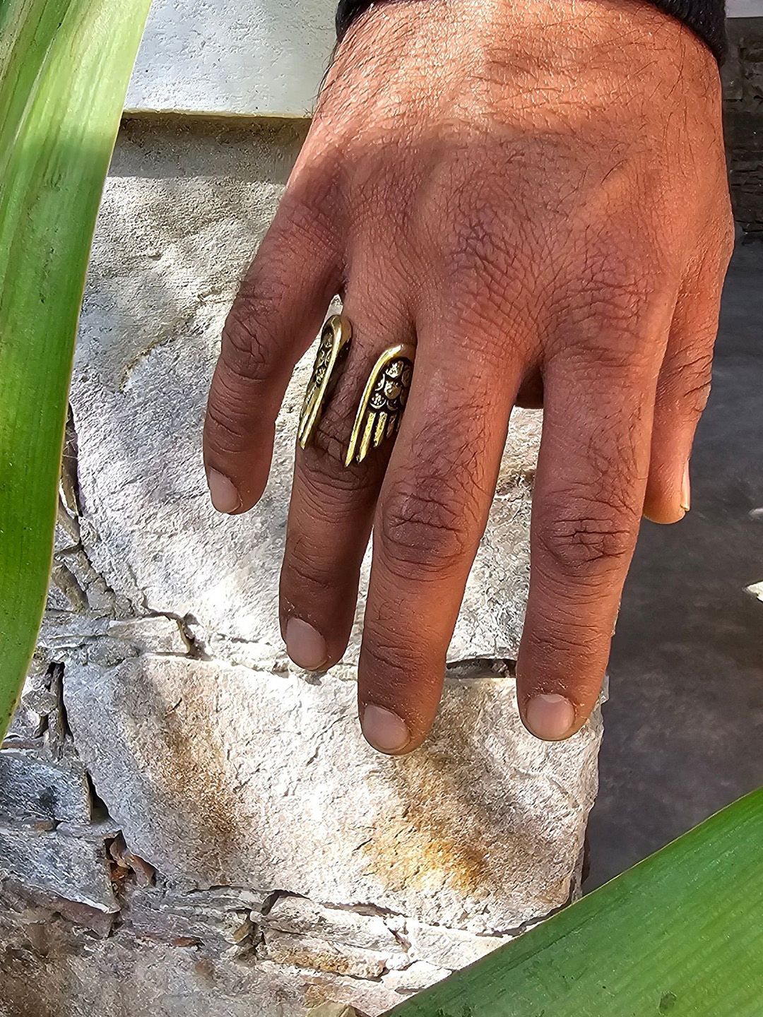 Soul Works Adjustable Angel Finger Ring