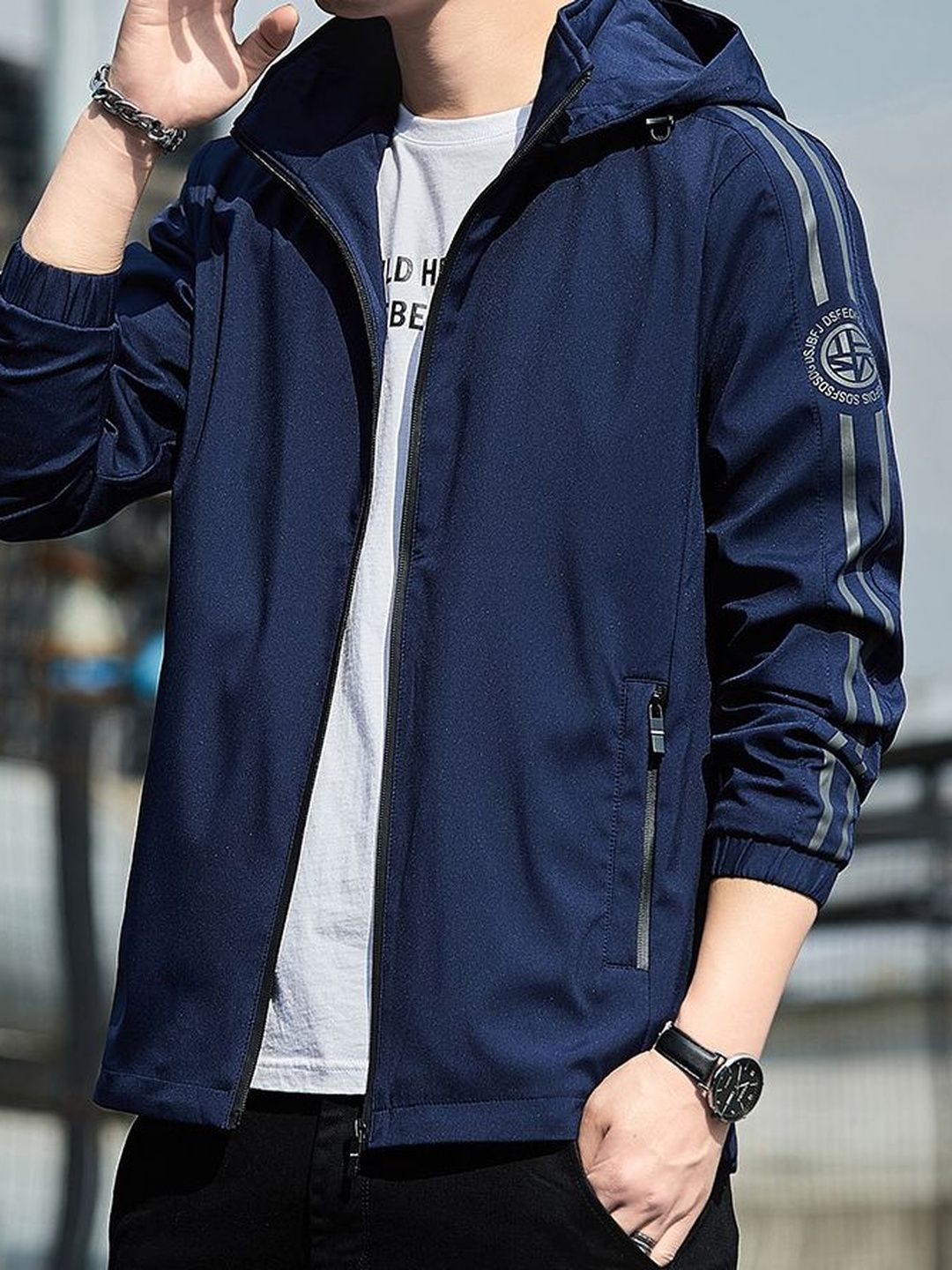 StyleCast x Revolte Men Windcheater Outdoor Tailored Jacket