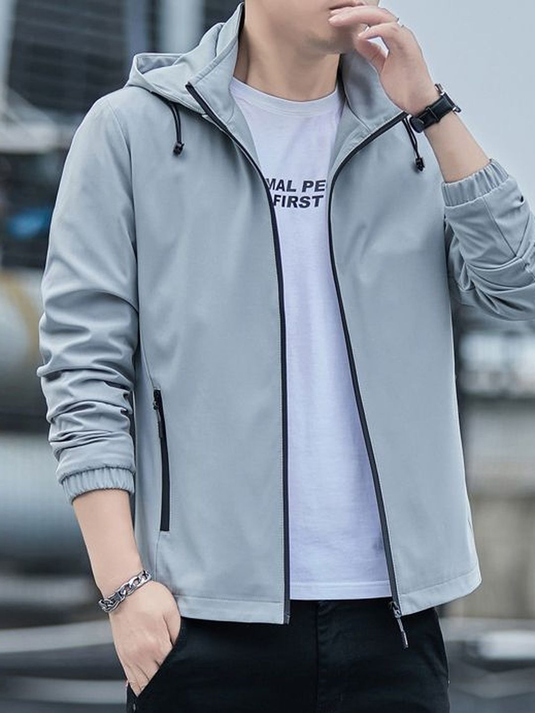 StyleCast x Revolte Men Windcheater Outdoor Tailored Jacket