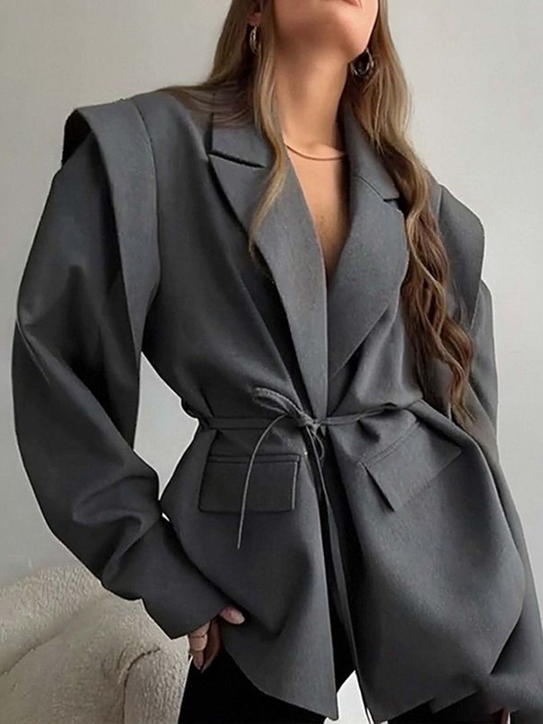 StyleCast x Revolte Notched Lapel Blazer