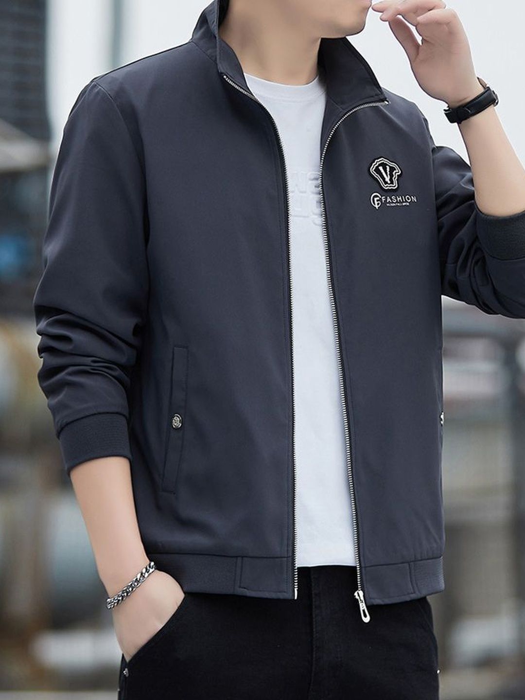 StyleCast x Revolte Men Windcheater Outdoor Tailored Jacket