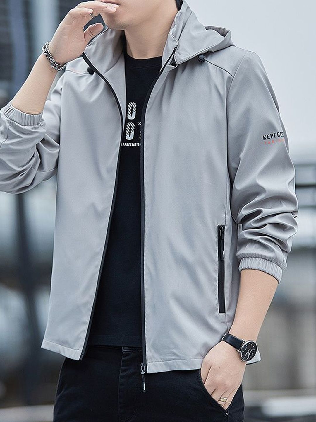 StyleCast x Revolte Men Windcheater Outdoor Tailored Jacket