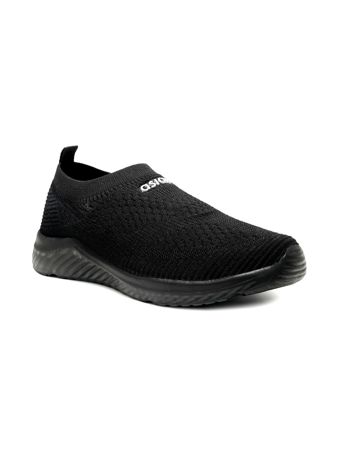 ASIAN Men Textured Slip-On Sneakers