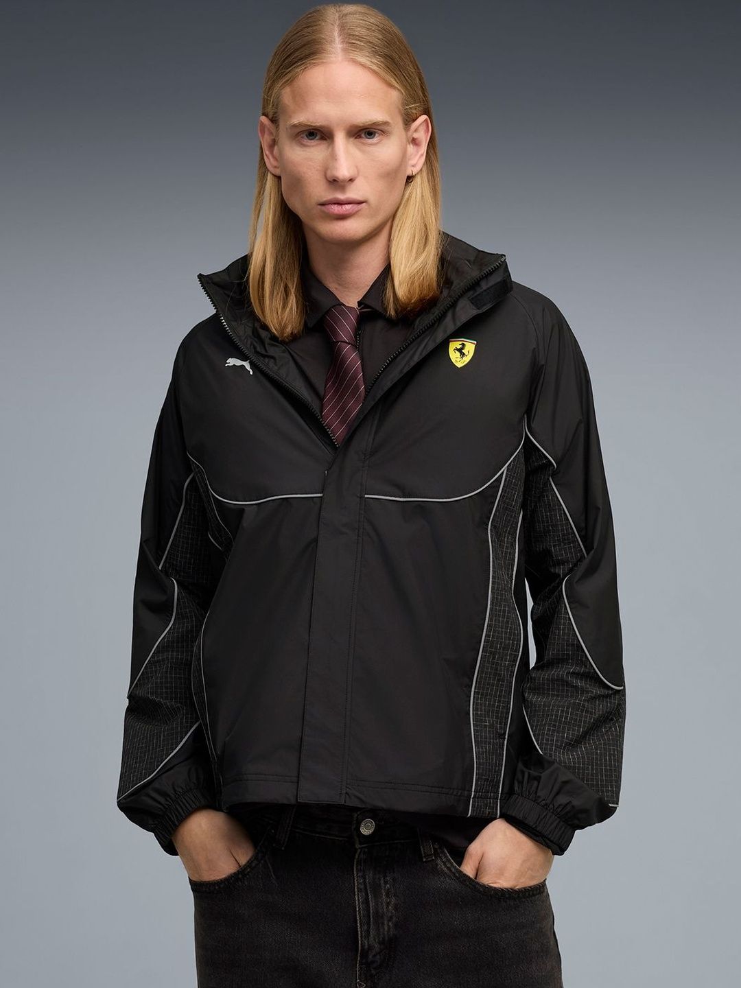 PUMA Motorsport Scuderia Ferrari TECH-X Men's Full-Zip Jacket