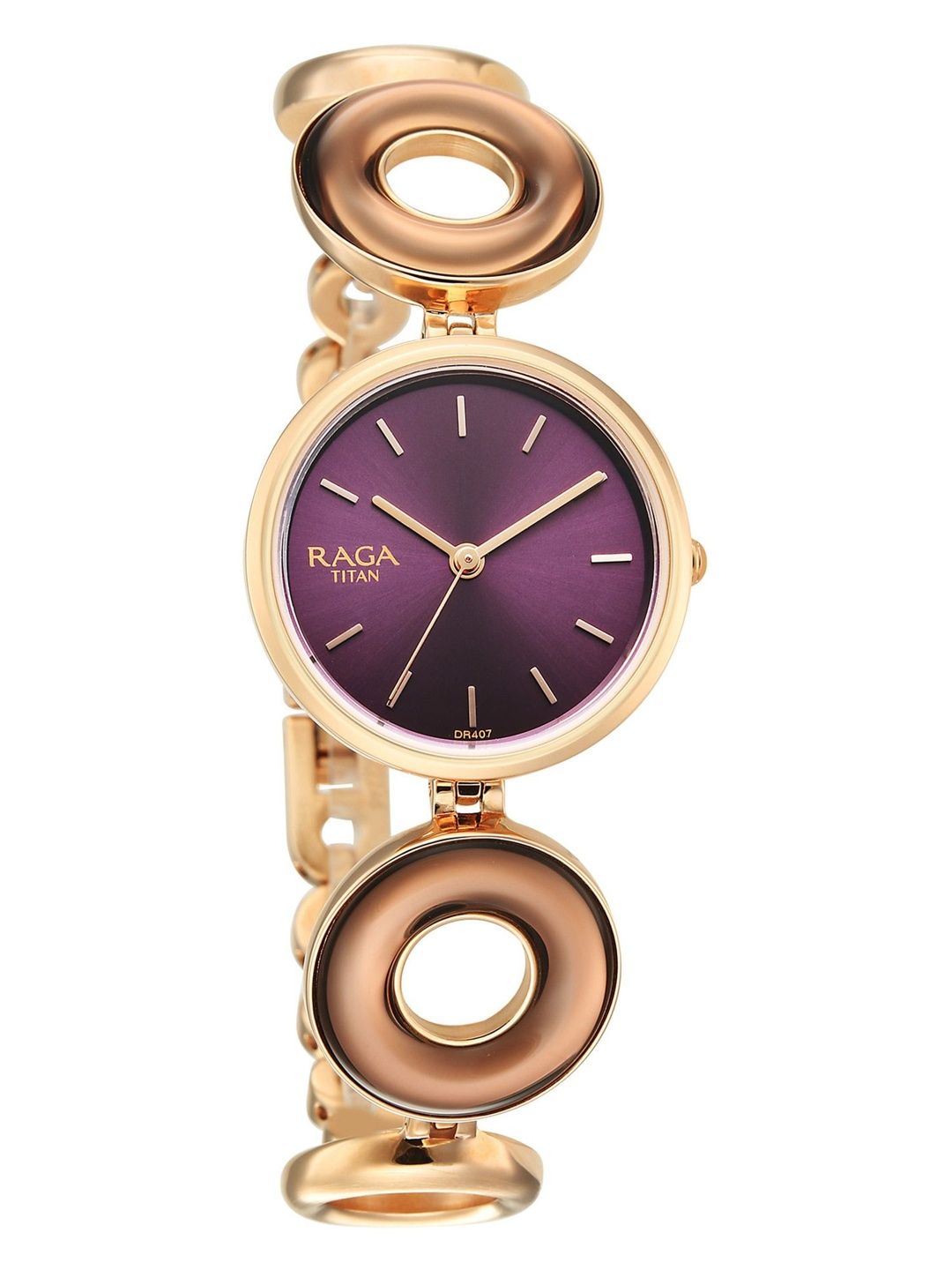 Raga Afterglow Quartz Analog With Purple Watch - 2745WM01
