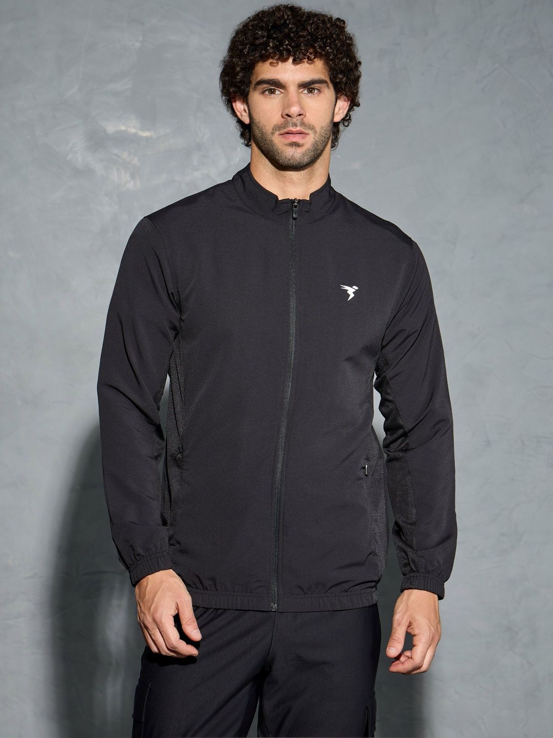 Technosport Men Brand Logo Lightweight Training or Gym Sporty Jacket