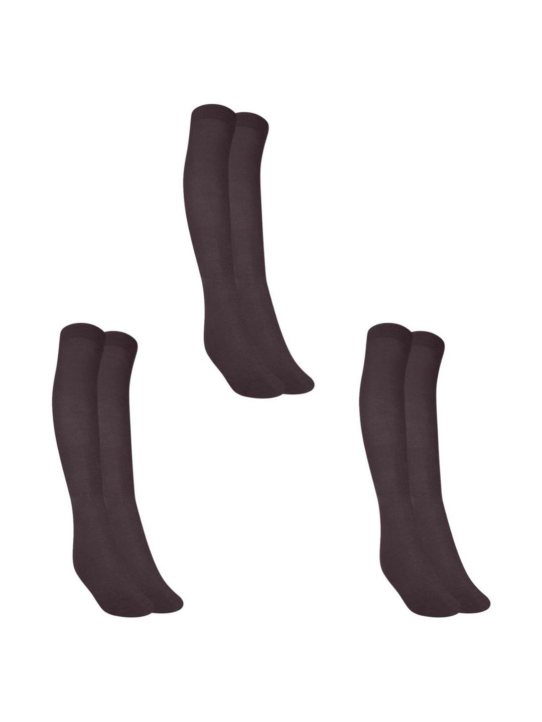 MUKHAKSH Men Pack Of 3 Knee-Length Socks