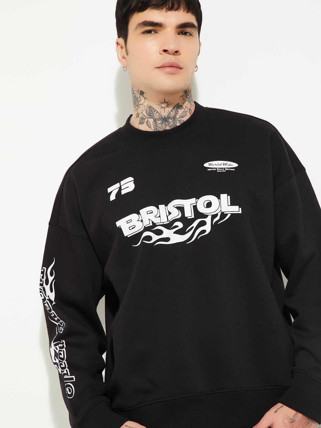 max Men Printed Sweatshirt