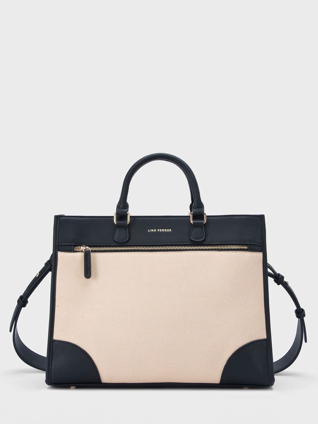 Monroe Mira Tote Bag Lino Perros Colourblocked Oversized Structured Handheld Bag