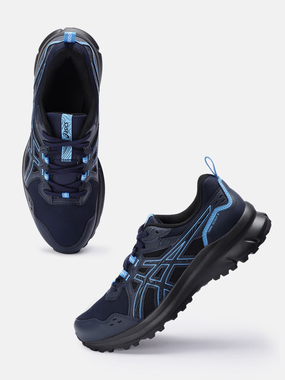 ASICS Men Trail Scout 3 Running Shoes