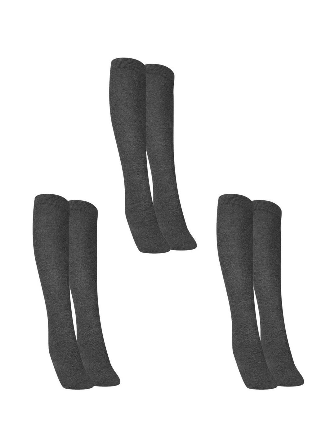MUKHAKSH Men Pack Of 3 Knee-Length Socks