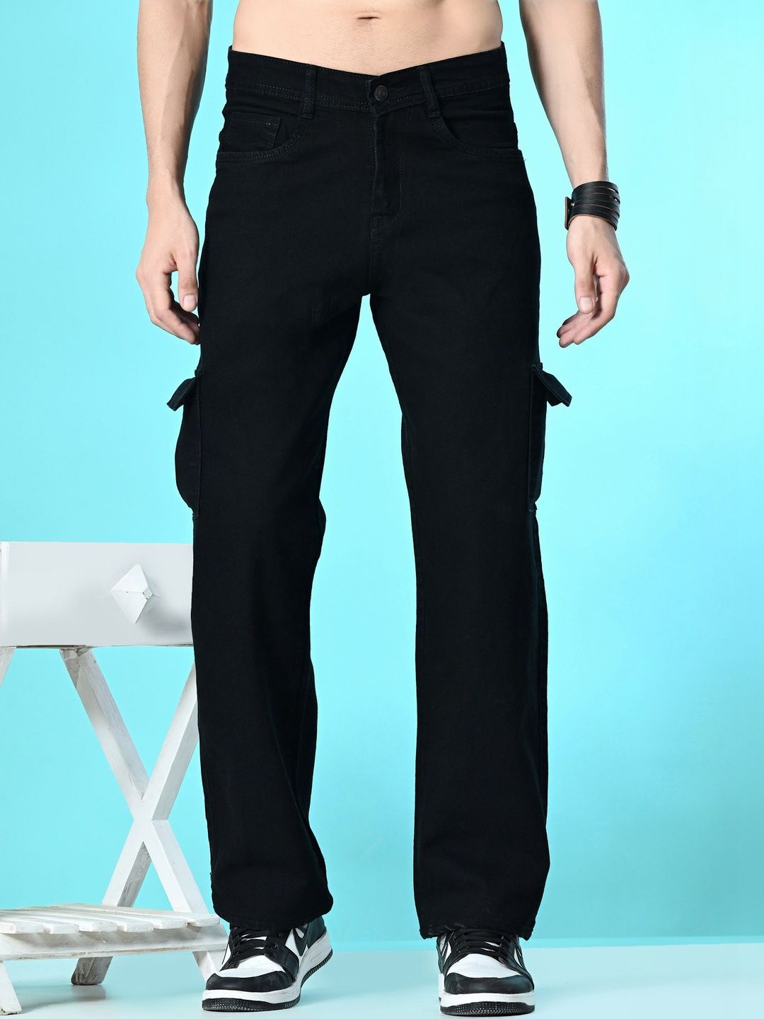 Moda Rapido Men Classic Regular Fit Mid-Rise Stretchable Jeans