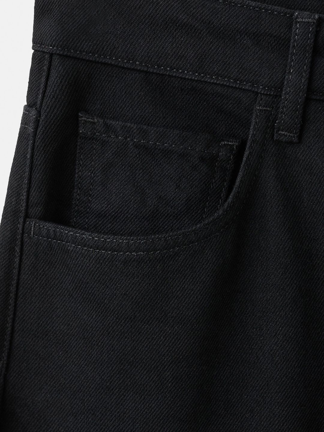Pure Cotton Balloon Mid-Rise Jeans