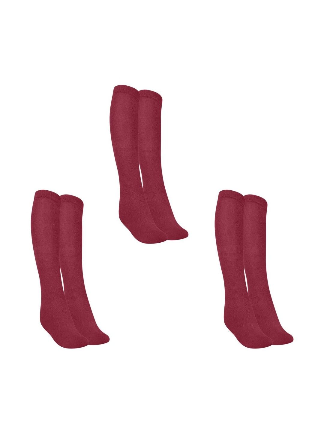 MUKHAKSH Men Pack Of 3 Knee-Length Socks