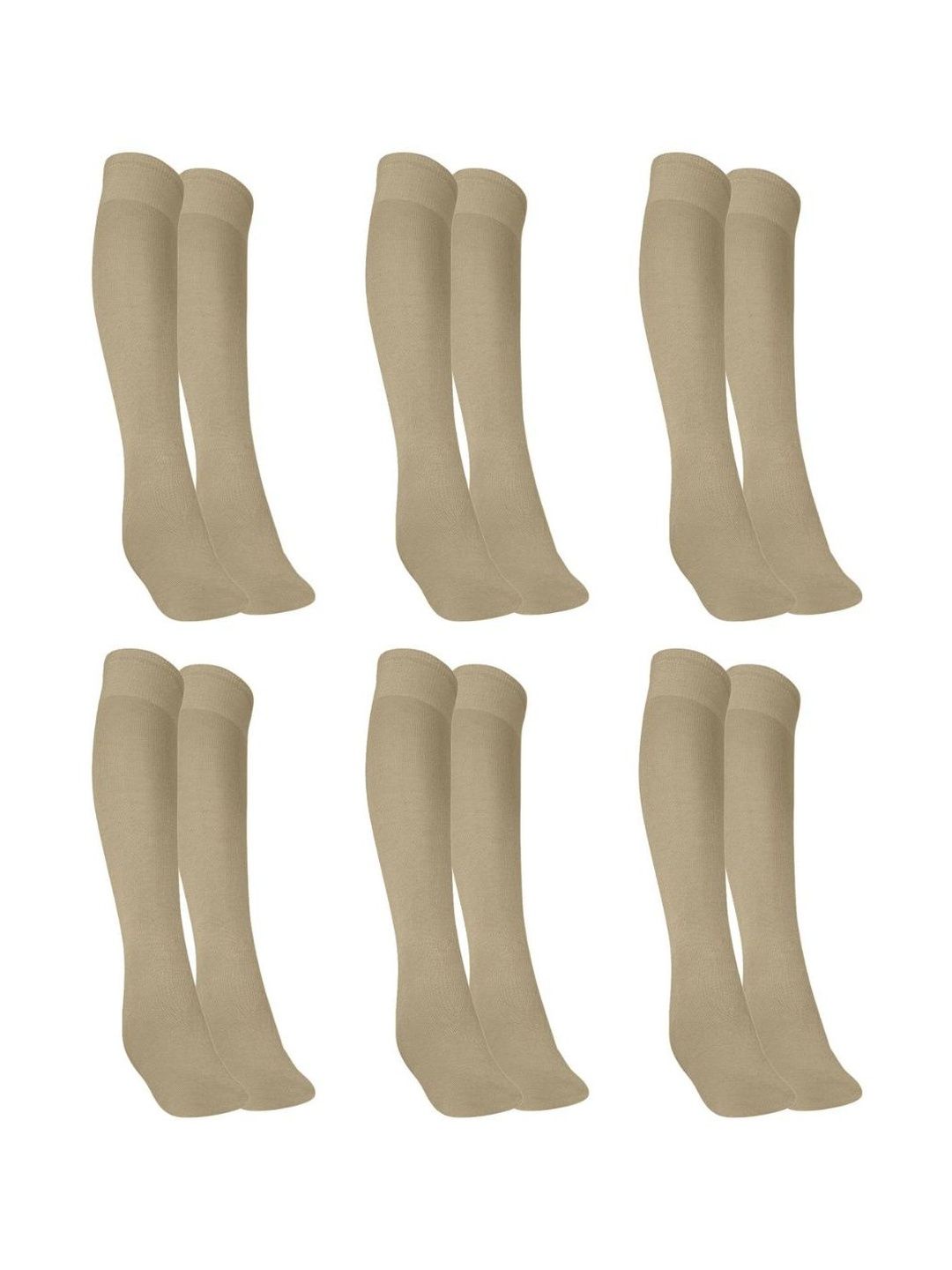 MUKHAKSH Men Pack Of 6 Knee-Length Socks