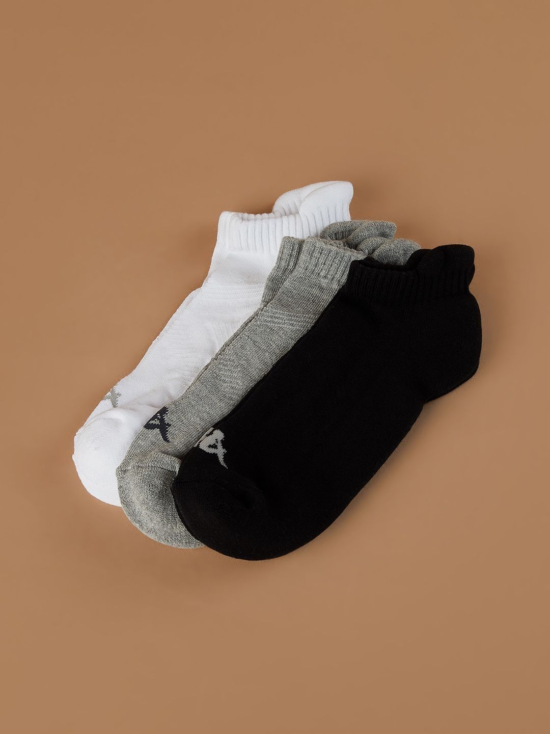 Kappa Men Pack Of 3 Shoe-Liners Socks