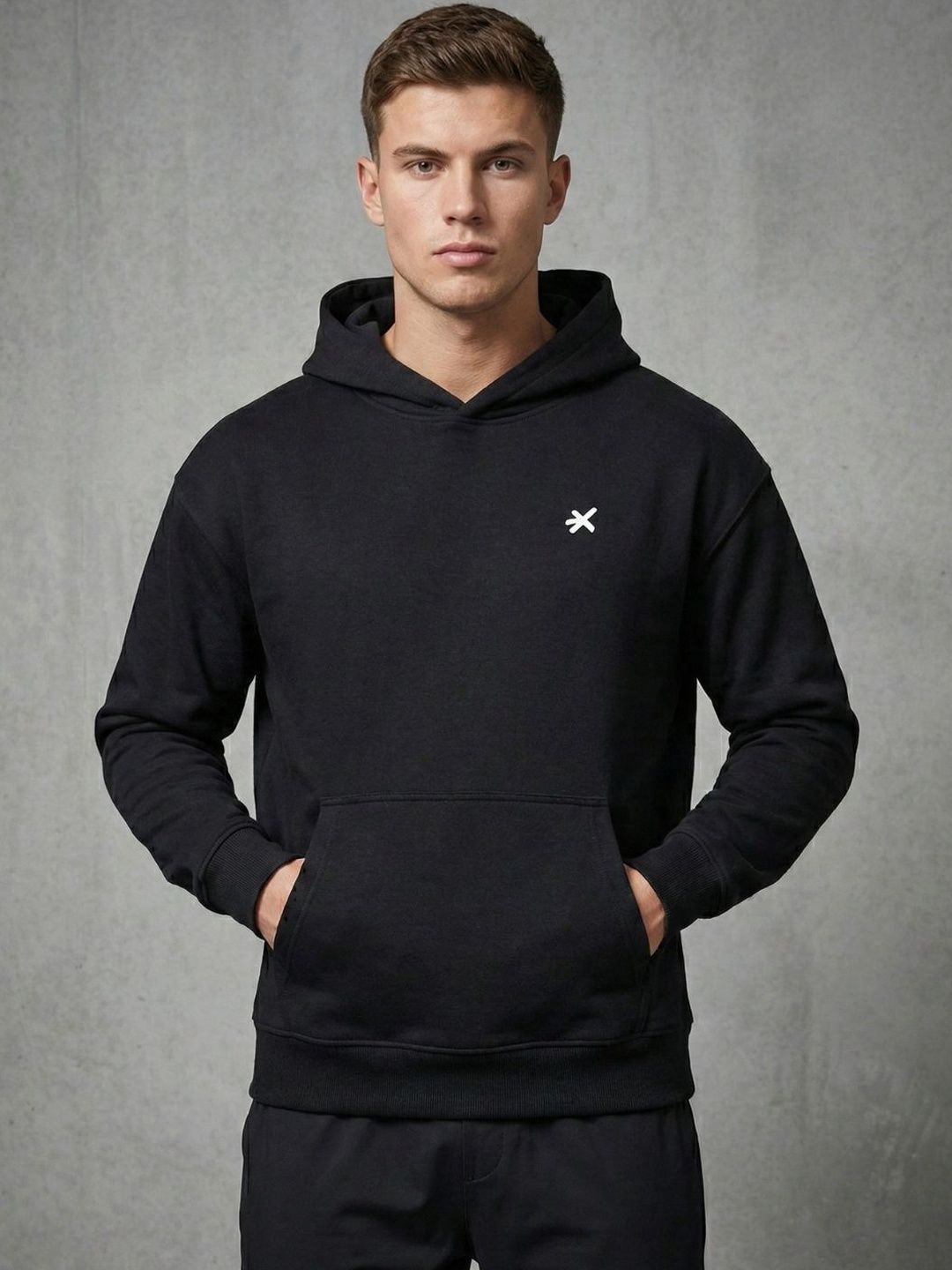 HRX by Hrithik Roshan Men Printed Hooded Sweatshirt