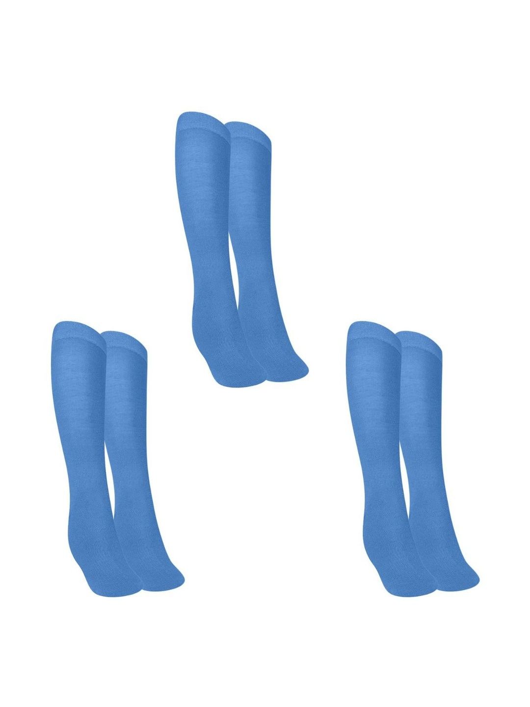 MUKHAKSH Men Pack Of 3 Knee-Length Socks